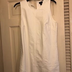 J Crew White Denim Dress NWT
